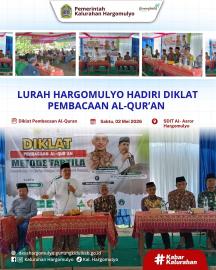 LURAH HARGOMULYO HADIRI DIKLAT PEMBACAAN AL-QUR'AN